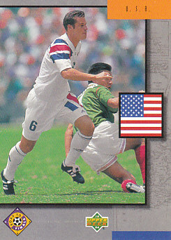 United States USA Upper Deck World Cup 1994 Eng/Ger Road To Finals #UD11